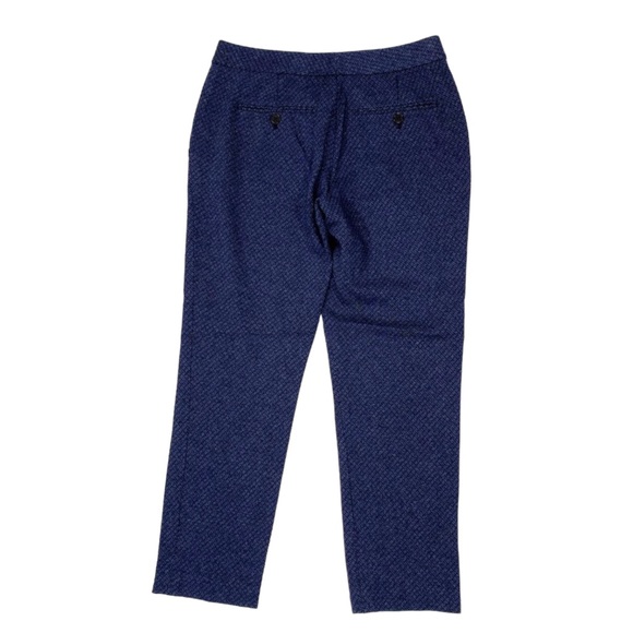 Theory | Testra 2B Cigarette Ankle Trousers Blue & Black Size 0 - Picture 16 of 16